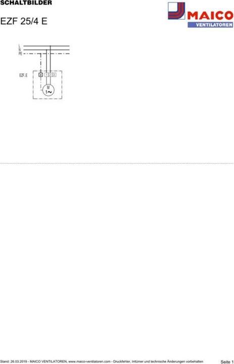 Actual product image Maico MAI EZF 25/4 E Recessed wall fan