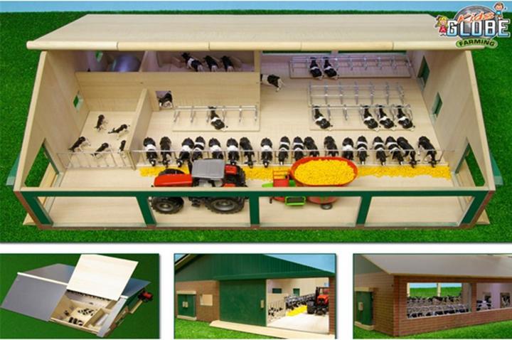 Image du produit Sombo Cubicle Bois stable avec unité de traite 1:33