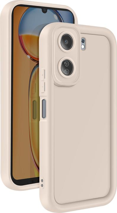 Actual product image OEM Rim TPU case for Xiaomi Redmi 13C 4G beige (Xiaomi Poco C65, Xiaomi Redmi 13C)