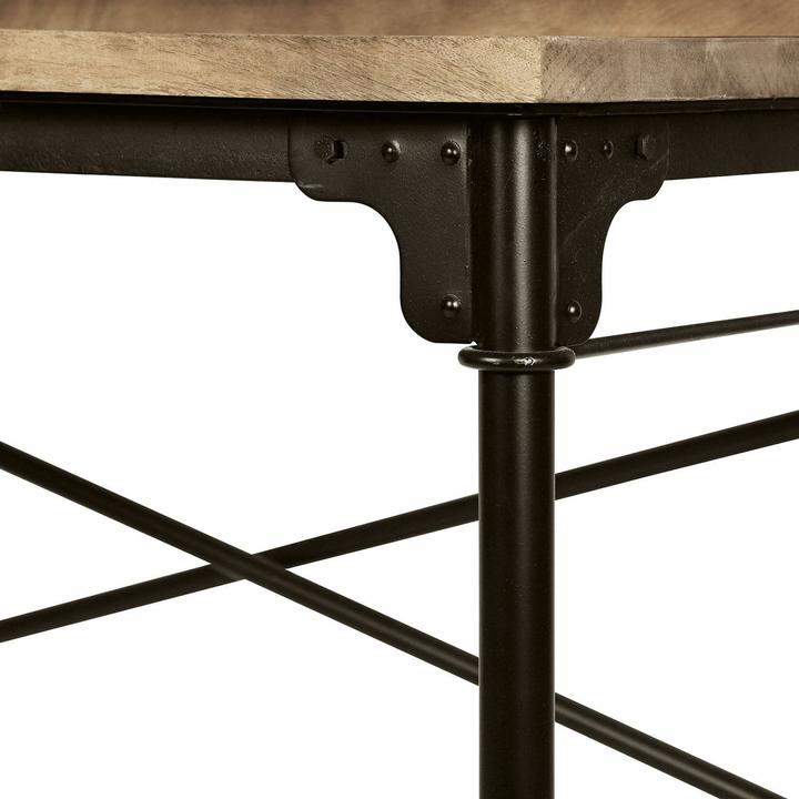 Image du produit Loberon Bureau Leognan brun/noir (117 x 65 x 103 cm)