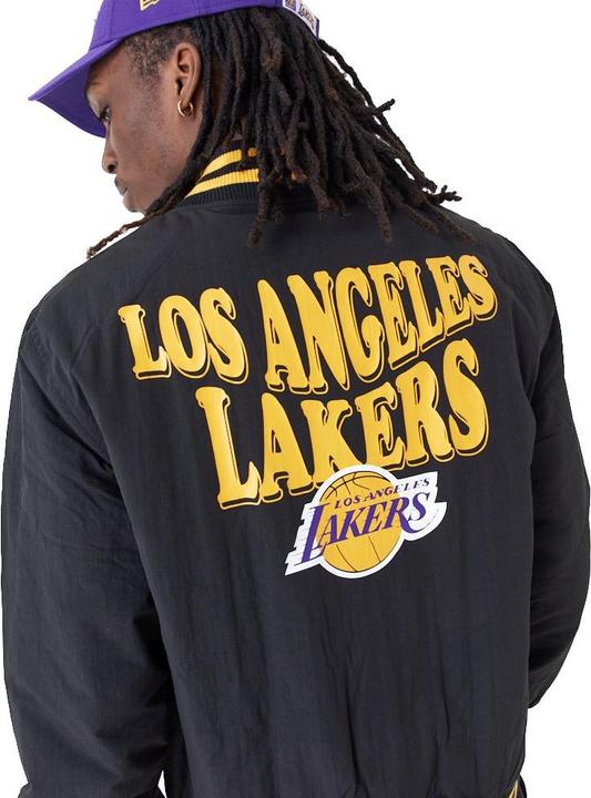 Actual product image New Era College Bomber Jacket - BACKPRINT LA Lakers - L (L)