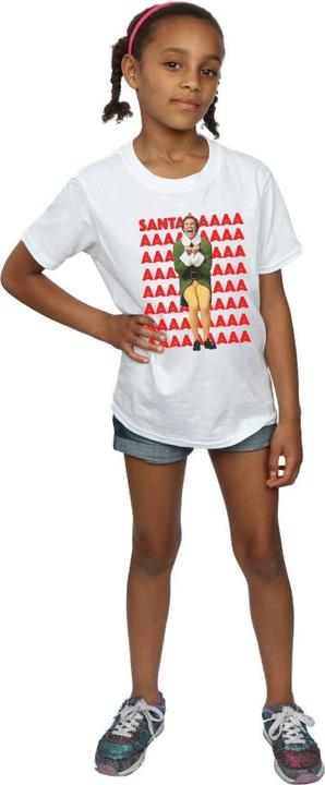 Immagine prodotto Elf Buddy Santa Scream Maglietta Ragazze (152, 158)