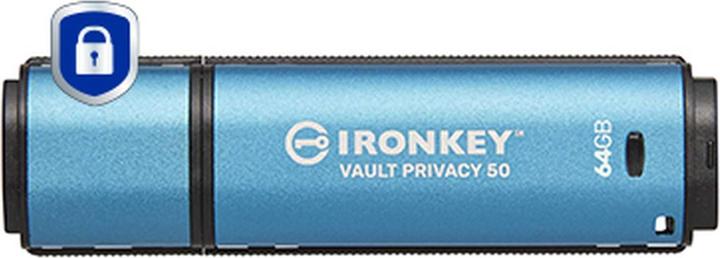 Actual product image Kingston IronKey Vault Privacy 50 (64 GB, USB 3.2, USB-A)