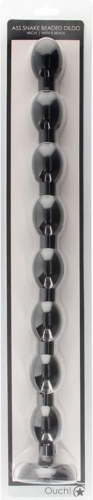 Actual product image Ouch! Ass Snake Beaded Dildo