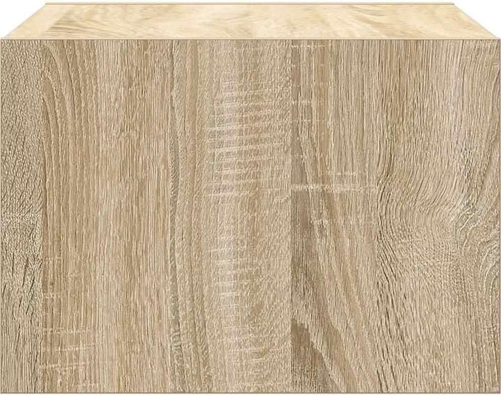 Produktbild VidaXL Wand-Nachttische mit LED-Leuchten 2 Stk. Sonoma-Eiche Schrank