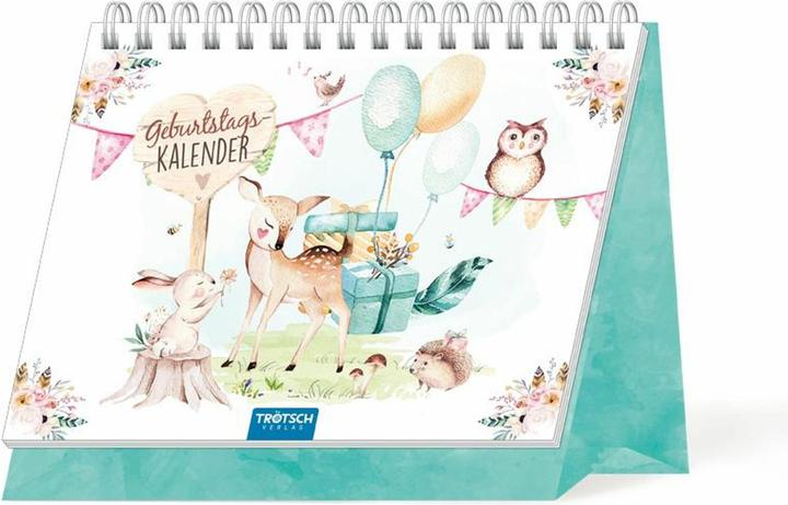 Actual product image Birthday Calendar Forest Friends (Hardcover, German)