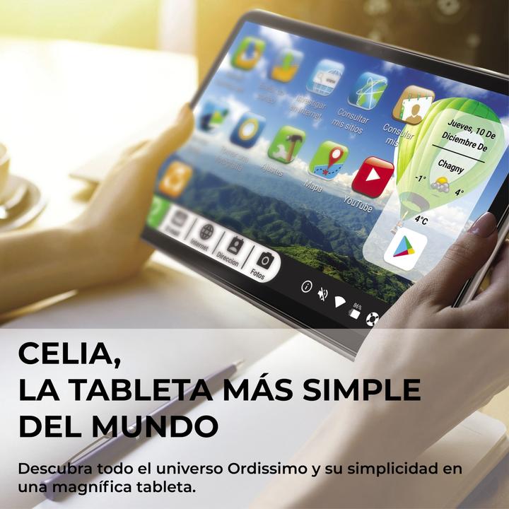 Image du produit Ordissimo ART0418 Tablet 4G 64 Go 25,6 cm (10.1" ) 4 Go Wi-Fi 5 (802.11ac) Android 10 Noir (4G, 10.10", 64 Go, Noir)