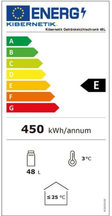 Energie-Label Kibernetik 48L (48 l)