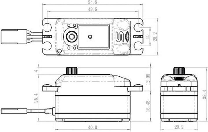 Produktbild Savöx Servo SV-1254MG Digital