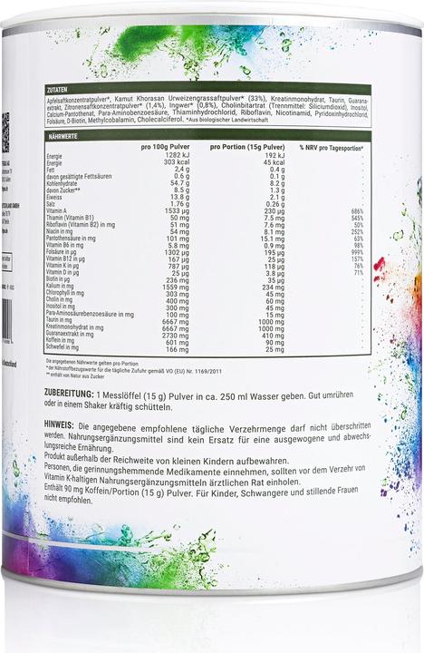 Immagine prodotto Kraftgras Greenpowder Times (1 Pezzo/i, Polvere, 450 g)