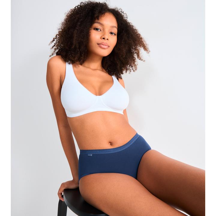 Actual product image Sloggi Unterhose BASIC+ MIDI Damen-Slip 3er Pack (40, pack of 3)