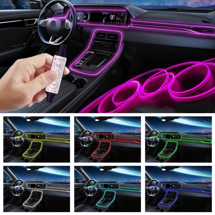 Immagine prodotto Werkstein Auto Lichtstreifen USB Innenraumbeleuchtung RGB Beleuchtung + Fernbedienung (5m) LED