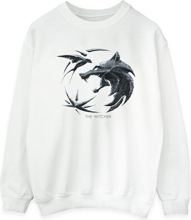 Immagine prodotto Netflix The Witcher Wolf Logo Felpa Donna (S)