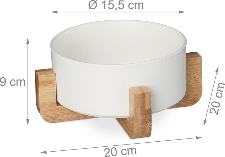 Immagine prodotto Relaxdays Ciotola-alzata per-cani (0.85 l)