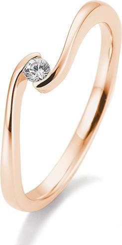 Produktbild Breuning Ring Schwung 0,05-0,30ct. (53, 585/14 K Gold)