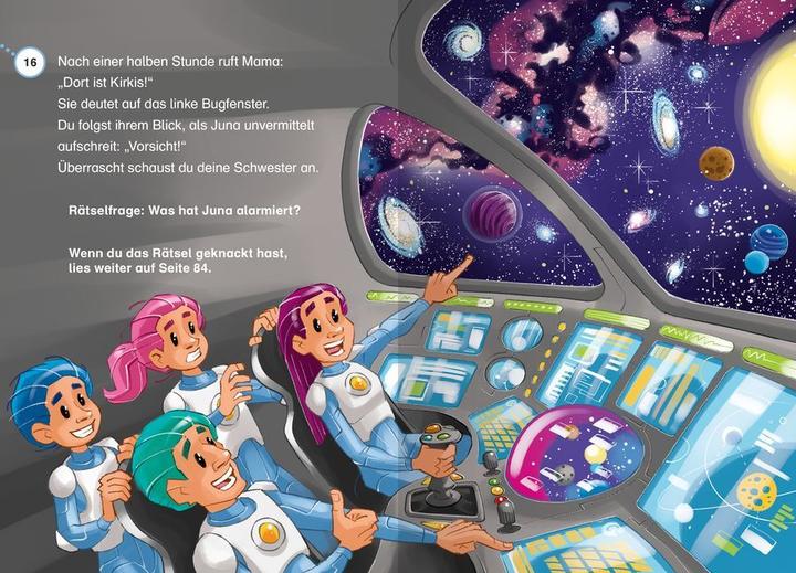 Actual product image Ravensburger 1000 Gefahren junior - Abenteuer auf Planet Pax (German, Jan Sasse, Fabian Lenk, 2023)