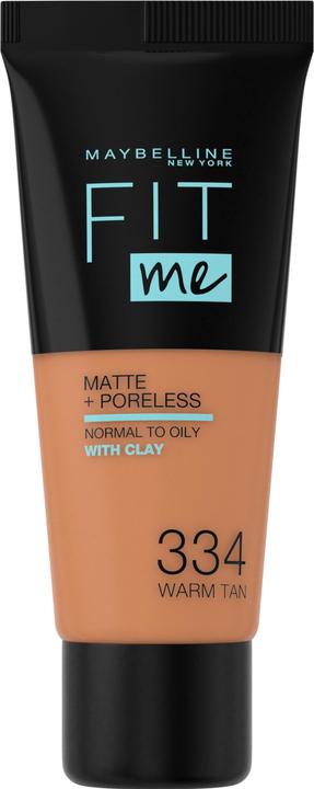Maybelline New York Fit me! Matte&Poreless (334 Warm Tan)