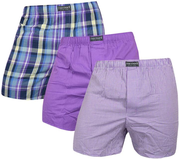 Normani 3 Stück Herren Web Boxershorts