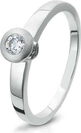 Actual product image Breuning RING - BRILL. 0,131 Ct. H/si (48, 585/14 K Gold)