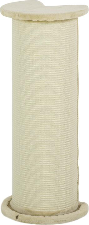 Actual product image PawHut Corner scraper board with anti-tip device (85 cm, Cream white)