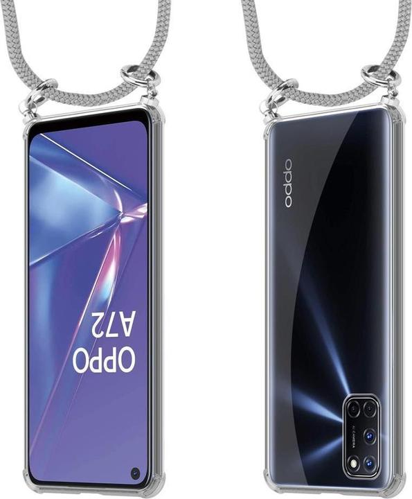 Produktbild Cadorabo TPU Handy Kette SILBER Cover