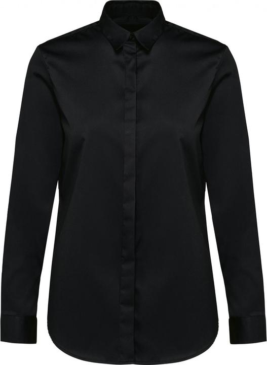 Kariban Langarmshirt Twill, Damen