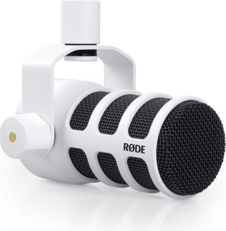 Actual product image RØDE Podmic Podcast Microphone White with articulated boom WH