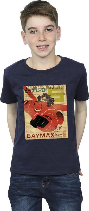 Image du produit Disney - T-shirt BIG HERO BAYMAX FLYING BAYMAX NEWSPAPER - Garçon (104)