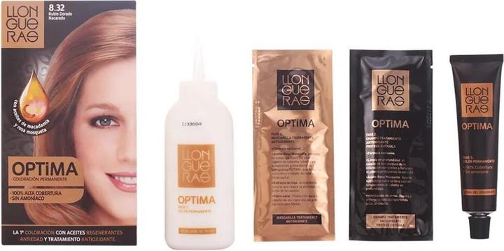 Image du produit Llongueras OPTIMA couleur de cheveux #8.32-light blond naturel (8.32)