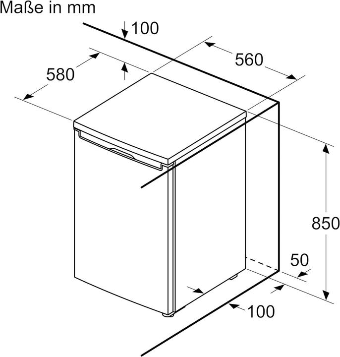 Produktbild Bosch Hausgeräte TischKühlschrank (134 l)