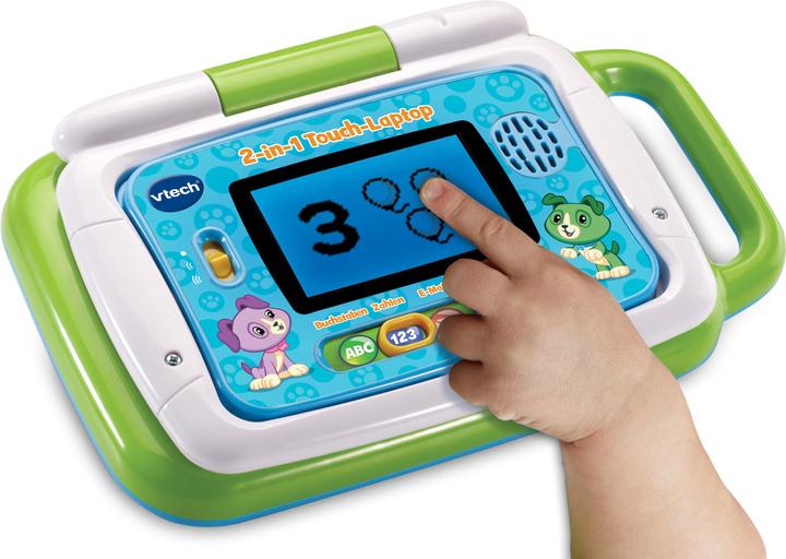 Actual product image VTech 2-in-1 touch laptop (German)