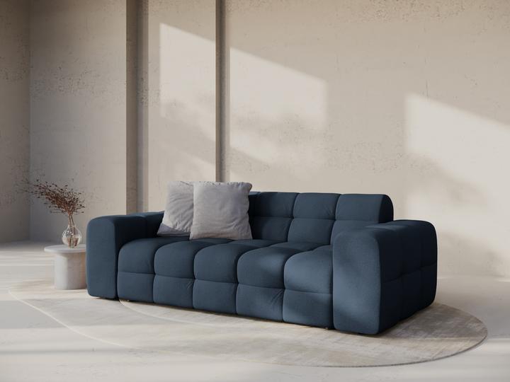 Actual product image Micadoni Velvet Sofa, "Kendal", 3 Seats, 222x103x79Made in Europe (2 person sofa, 3-seater, 4-seater)