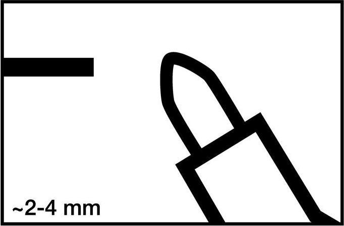 Actual product image Edding Paintmarker 750 (Multinational, White, 2 mm, 1 x)