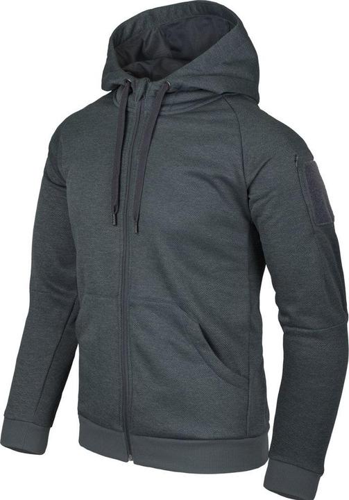 Helikon Urban Tactical Hoodie (FullZip)® Melange Black-Grey - XL (XL)