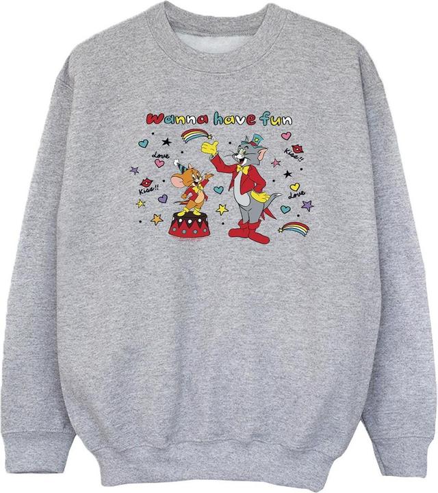 Immagine prodotto Tom & Jerry Wanna Have Fun Felpa Ragazze (128)