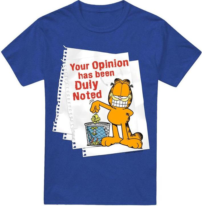 Actual product image Garfield Unisex Adult Duly Noted T-Shirt (M)
