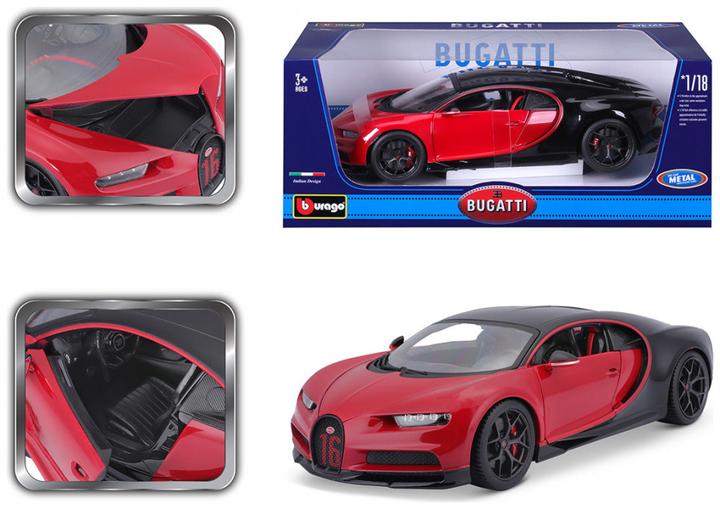 Actual product image Bburago Bugatti Chiron Sport