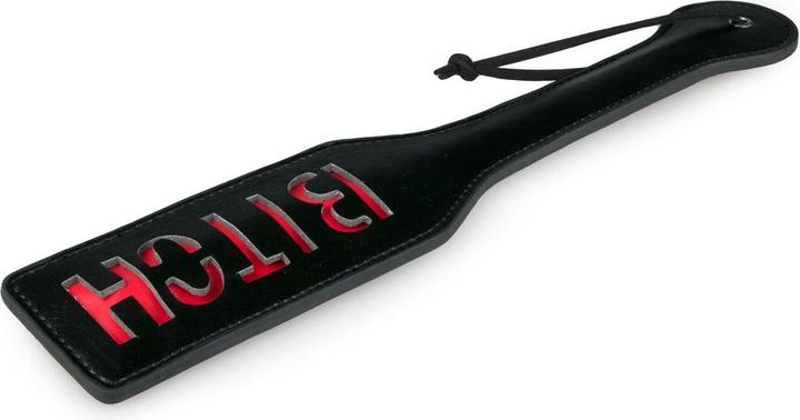 Actual product image Fetish Collection Zwarte Leren Paddle Bitch