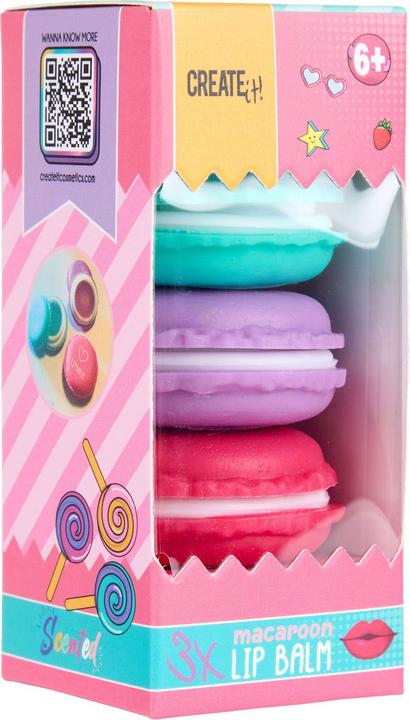 Actual product image Canenco Create it! - Set of 3 lip balm - Macaron