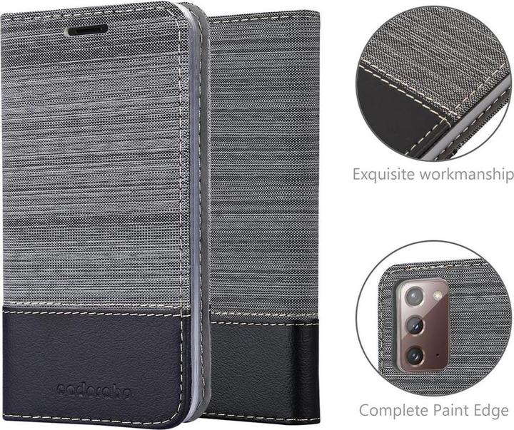 Produktbild Cadorabo Book Jeans Optik Cover (Samsung Galaxy Note 20)