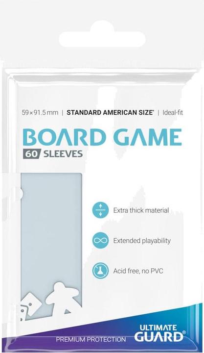 Produktbild Ultimate Guard Kartenhülle Standard American Board Game Sleeves 60
