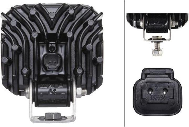 Image du produit Hella Projecteur de travail LED Ultra Beam 2000lm 12/24V montage en champ proche
