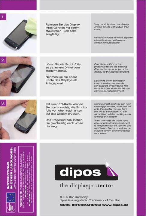 Image du produit Dipos Film de Protection d’écran Crystalclear pour Pebble Core Time 2