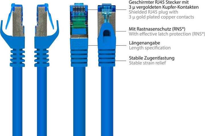 Actual product image Good Connections Alcasa (S/FTP, CAT6a, 7.50 m)