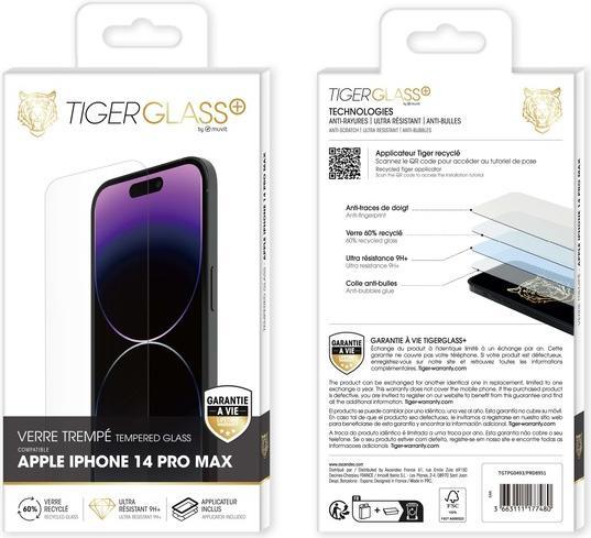 Produktbild Tiger Glas-Folie Recycelt (1 Stück, Apple iPhone 14 Pro Max)