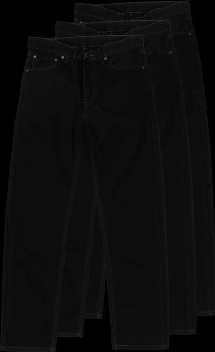 Levis 505 Jeans Straight Fit black 3-Pack
