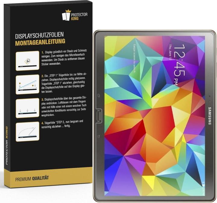 Produktbild Protectorking 6x Panzerfolie Anti-Shock matt entspiegelt (6 Stück, Galaxy Tab S 10.5)