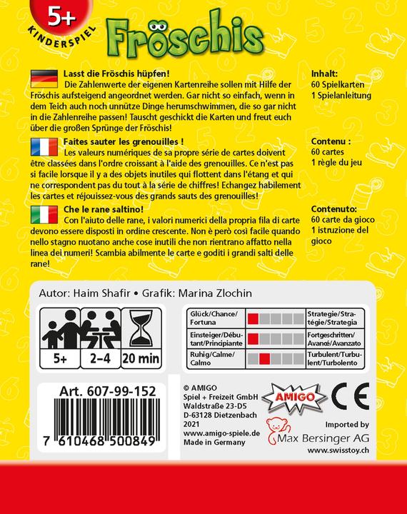 Immagine prodotto Amigo Rane (Tedesco, Francese, Italiano)