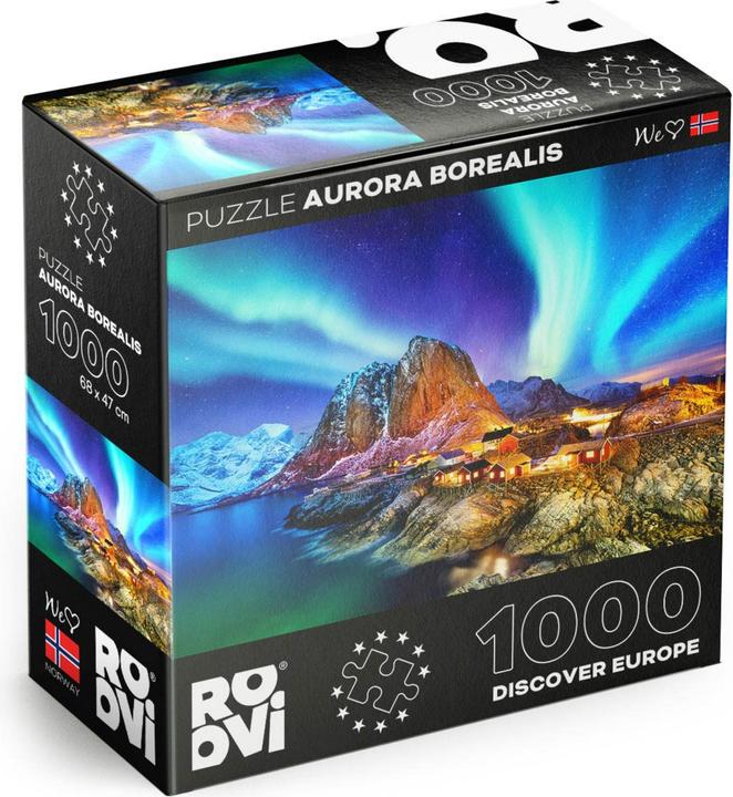 Produktbild D-Toys Puzzle 1000 pieces - Aurora Borealis, Norway (1000 Teile)