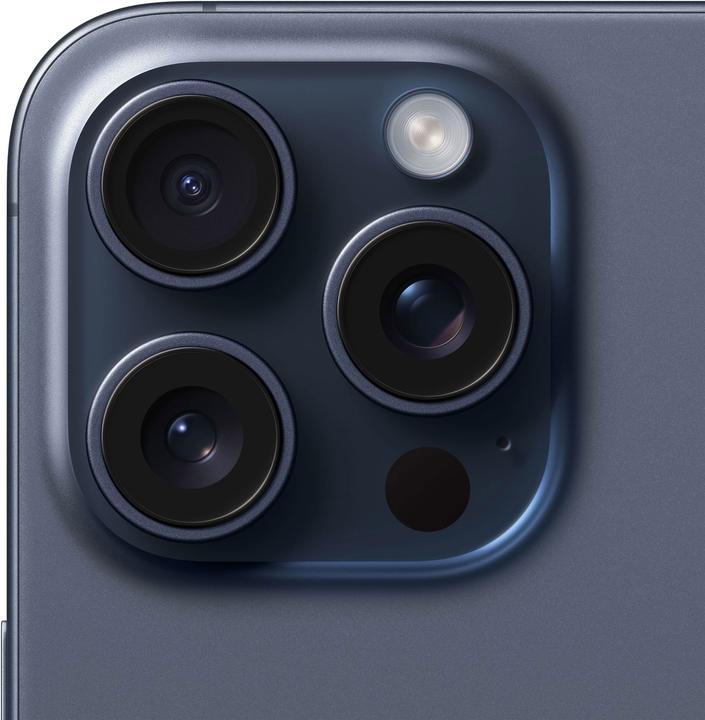 Produktbild Apple iPhone 15 Pro Max (256 GB, Blue Titanium, 6.70", SIM + eSIM, 48 Mpx, 5G)